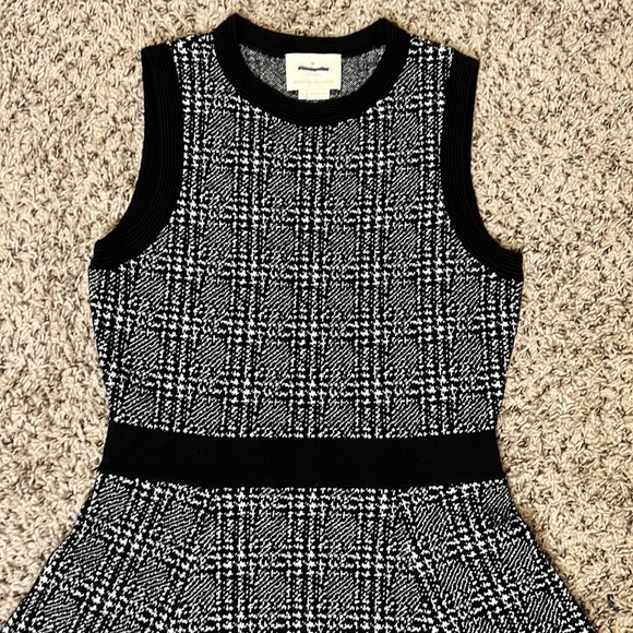 Kate Spade mod plaid Sleeveless sweater dress Knee Length Size M - Picture 3 of 14